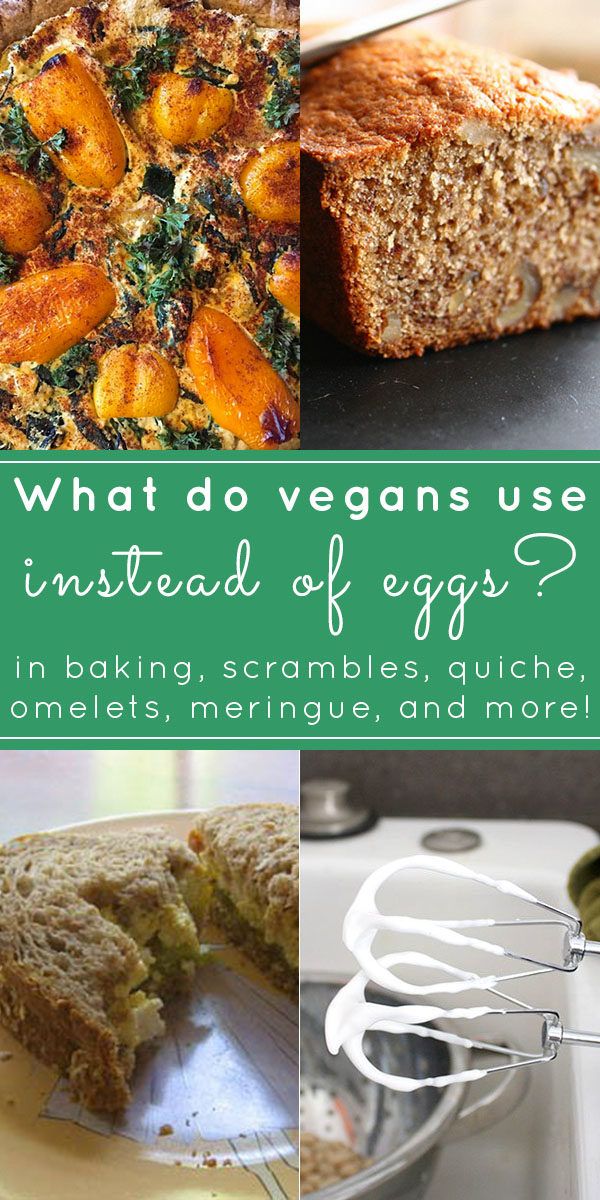 Was verwenden Veganer anstelle von Eiern zum Binden?