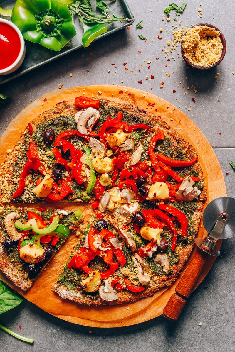Ist Pizza Pizza Blumenkohlkruste vegan?