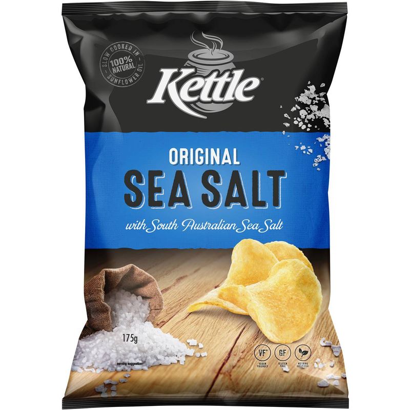 Sind Kettle Sea Salt Chips vegan?